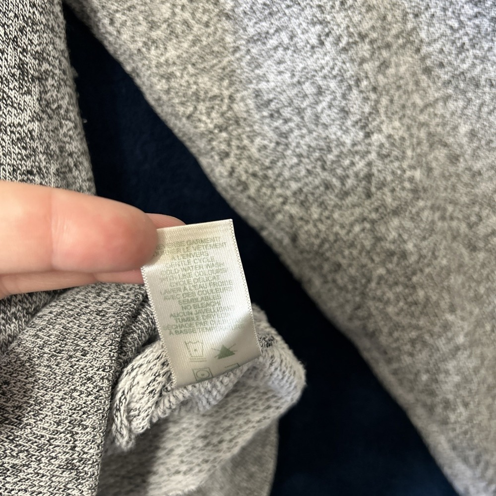 Roots Canada Womens Hooded Sweatshirt Size M Full Zip Gray Spellout Letters Y2K - Picture 15 of 15